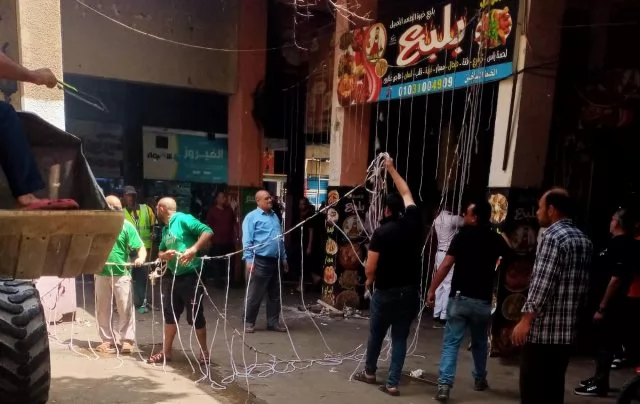 رئيس جهاز 15 مايو يشن حملة مكبرة على حى رجال الأعمال بالمدينة.. ص