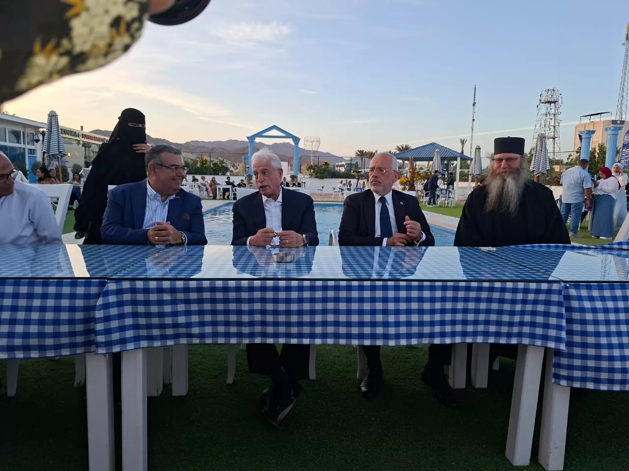 سفراء اليونان وقبرص يشاركان إحتفالية النادي اليوناني بدهب 