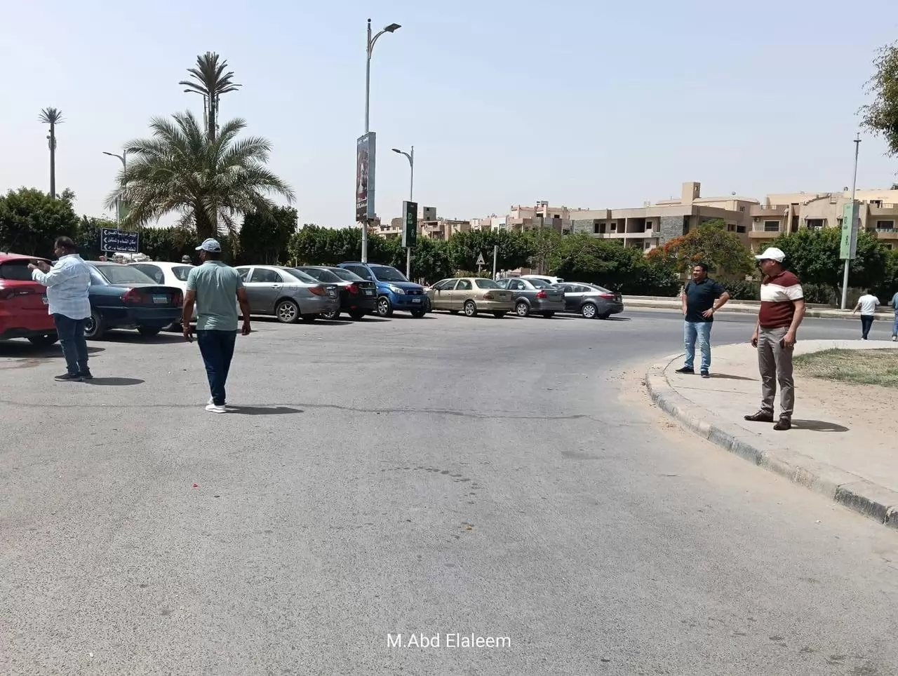رئيس جهاز العبور فى جولة ميدانية موسعة بالحي التاسع 