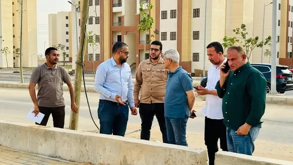 رئيس جهاز العبور الجديدة يتابع مشروعات  الصرف والإسكان  الاجتماعي