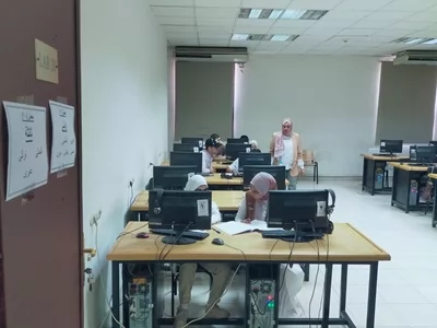 عميد ألسن عين شمس تتفقد امتحانات اَخر العام لمرحلة الليسانس 