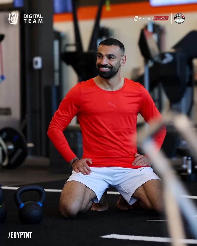 بالصور .. تدريبات منتخب مصر في الجيم قبل ودية البرازيل
