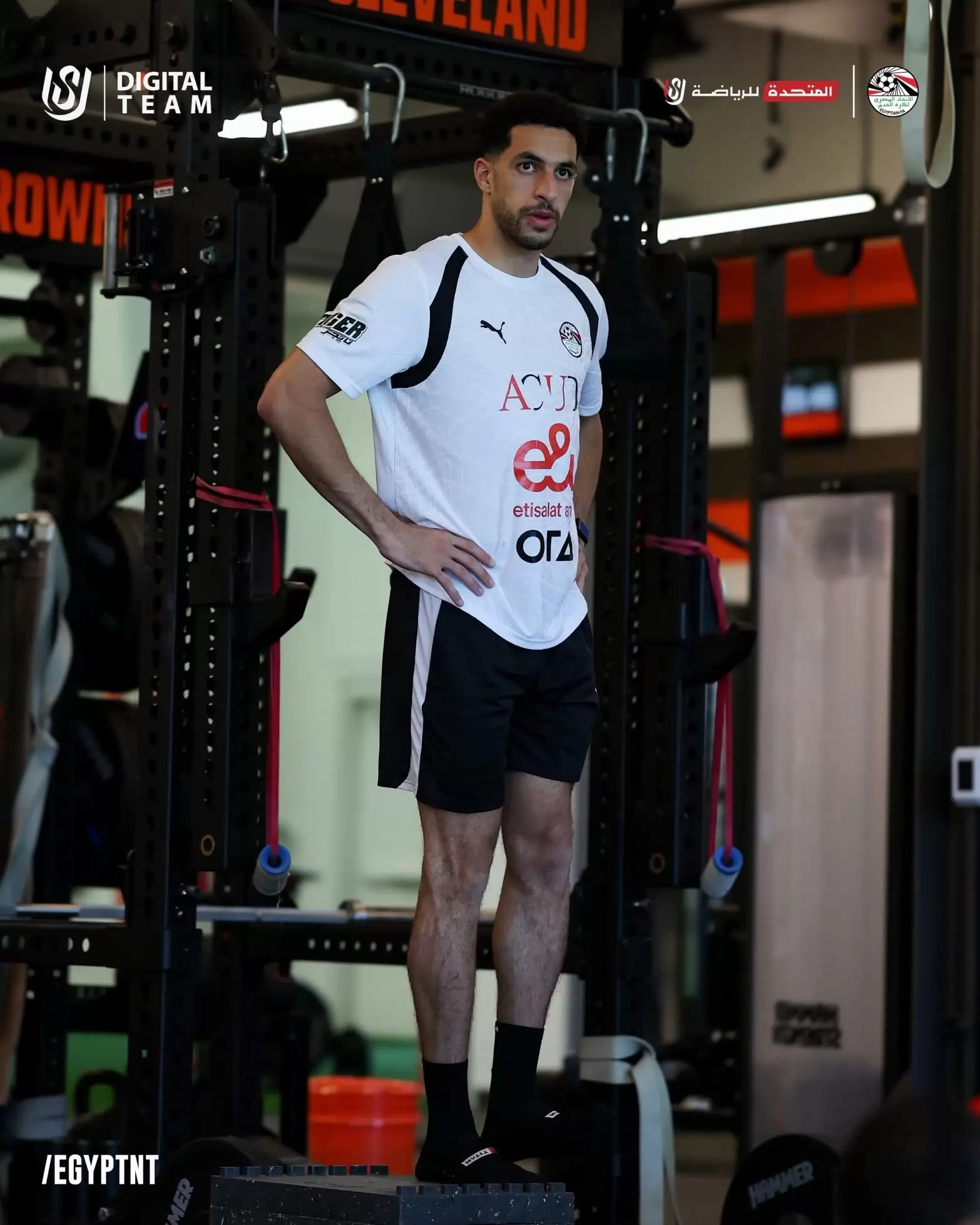 بالصور .. تدريبات منتخب مصر في الجيم قبل ودية البرازيل