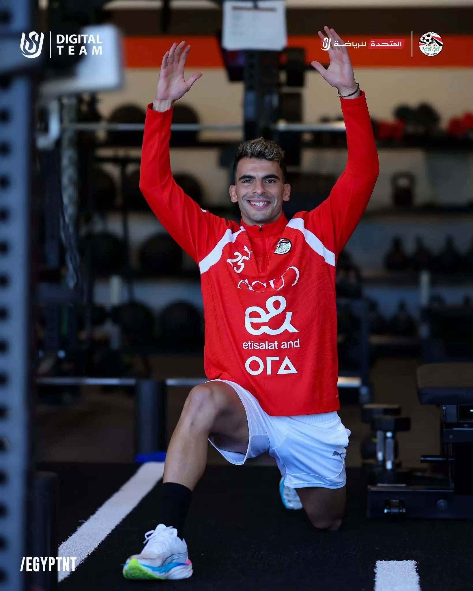 بالصور .. تدريبات منتخب مصر في الجيم قبل ودية البرازيل