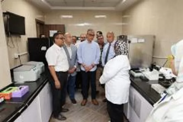 محافظ الجيزة يتفقد مستشفى شبرامنت المركزي بأبو النمرس 