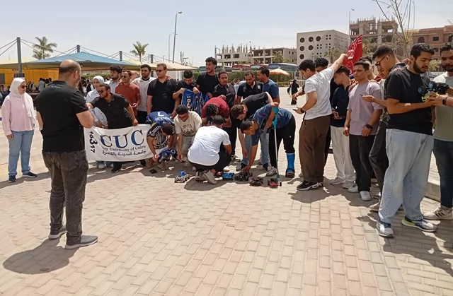 الجامعة المصرية الروسية تعلن الفائزين فى رالى السيارات الروبوتية.