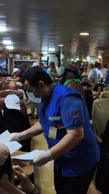 الحجر الصحي يتابع عودة الحجاج المصريين عبر ميناء نويبع البحري