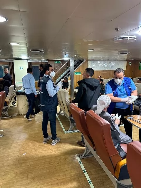 الحجر الصحي يتابع عودة الحجاج المصريين عبر ميناء نويبع البحري