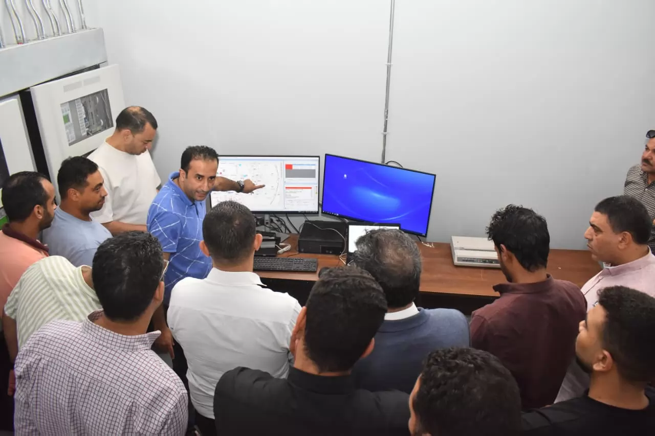 رئيس جهاز العلمين الجديدة يتفقد منظومة الحريق  بأبراج LD07 