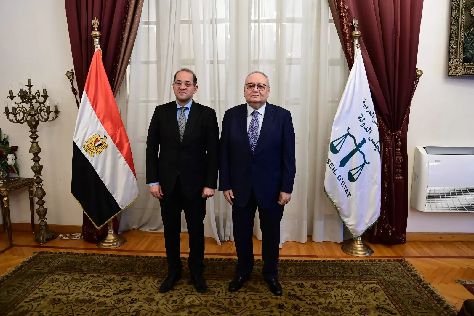 رئيس مجلس الدولة يستقبل وزير المالية لبحث تعزيز التعاون المؤسسي 