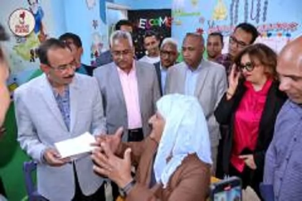 محافظ سوهاج يتفقد قافلة تركيب الأطراف الصناعية بالمجان  بالحويتي