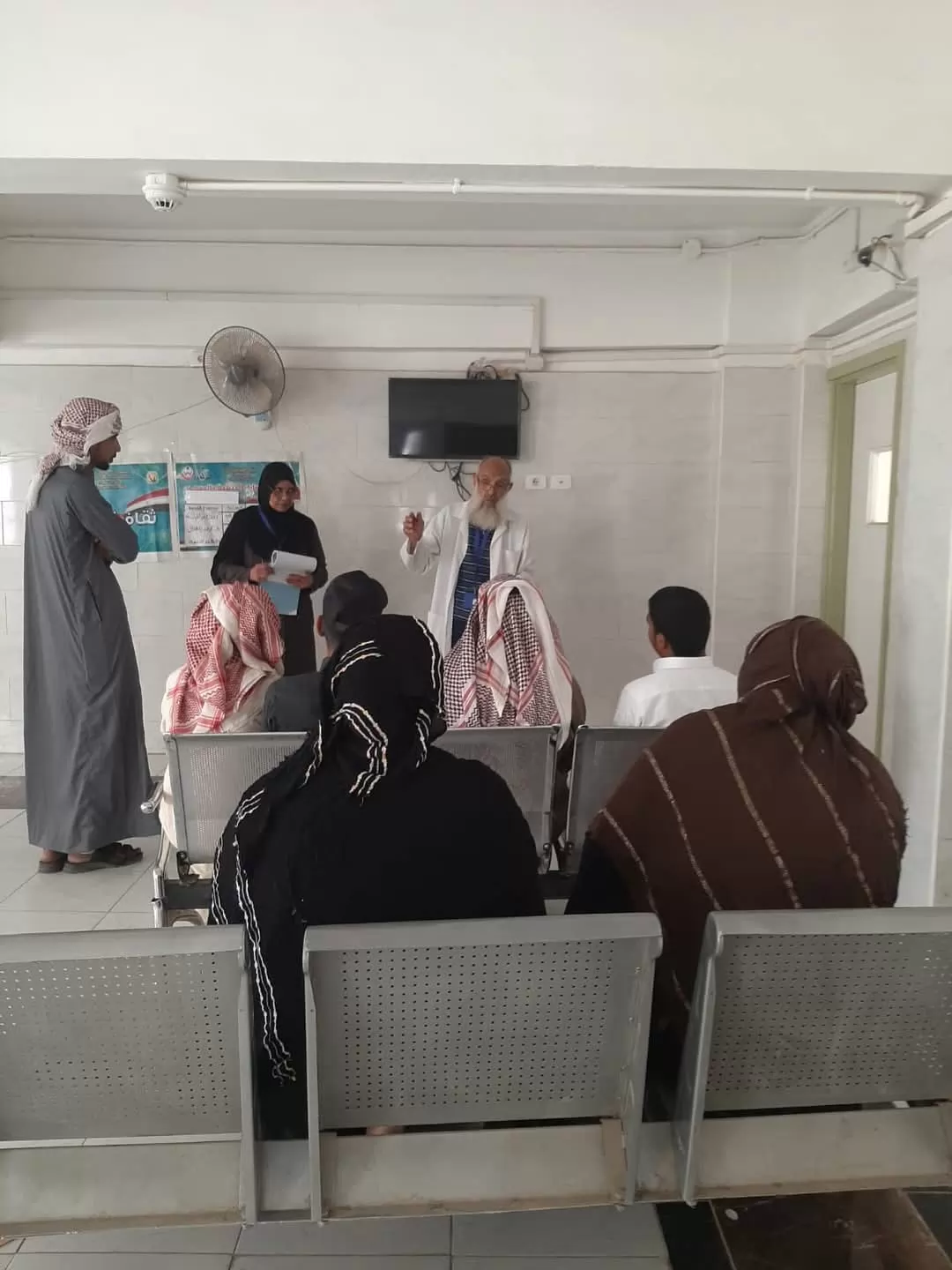 صحة جنوب سيناء تنظم قافلة طبية مجانية بوادى فيران بمدينة أبو رديس