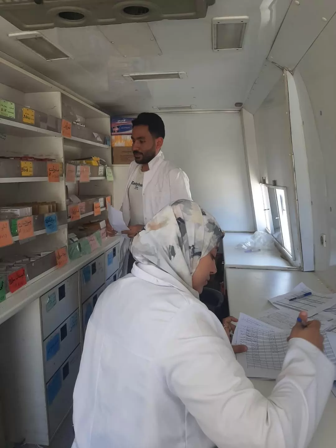 صحة جنوب سيناء تنظم قافلة طبية مجانية بوادى فيران بمدينة أبو رديس