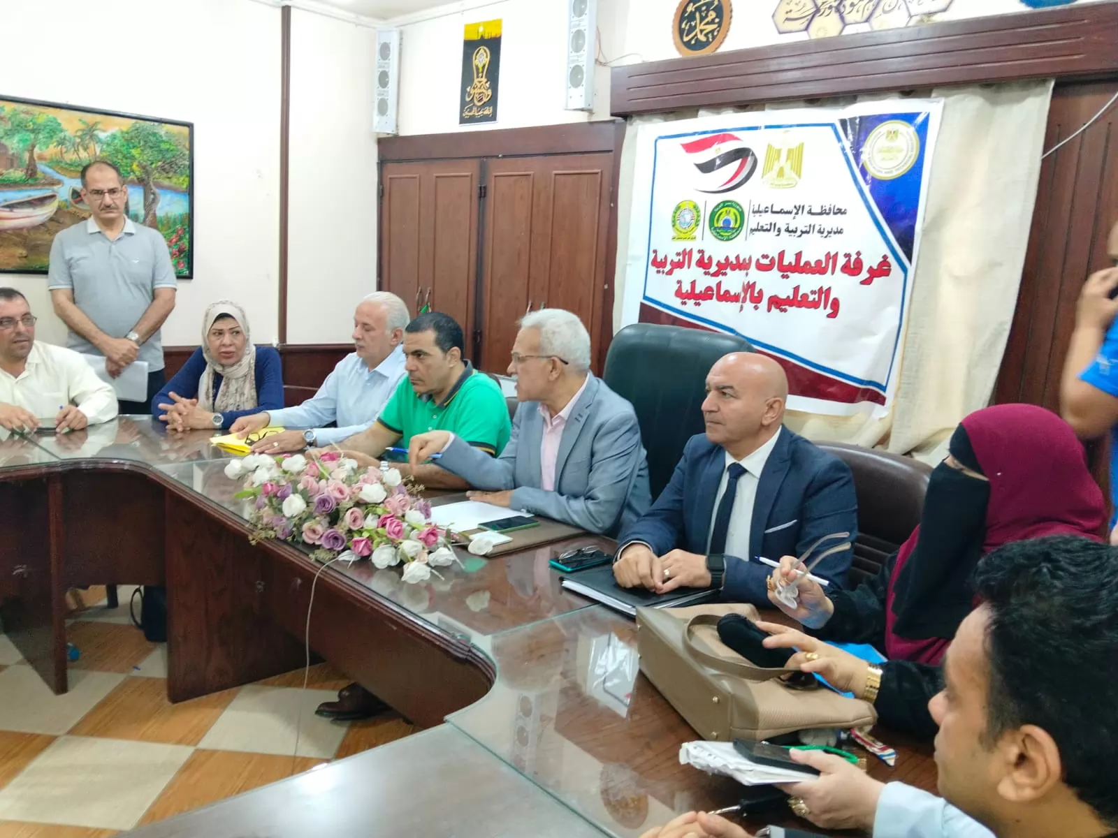 الإسماعيلية تستقبل رؤساء لجان الثانوية العامة بحضورمسئول الكنترول