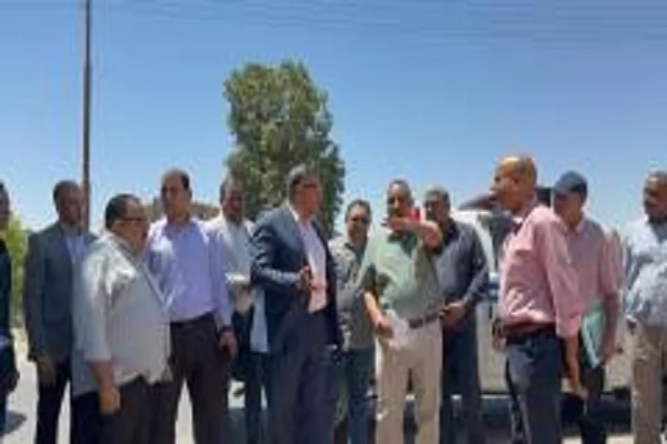 محافظ قنا يتفقد أعمال إنشاء مدرسة فاو بحري الجديدة بدشنا