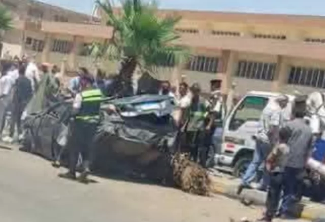 طالب يقود سيارة ويتسبب فى مصرع صديقة وإصابة آخرين بالبحر الأعظم 