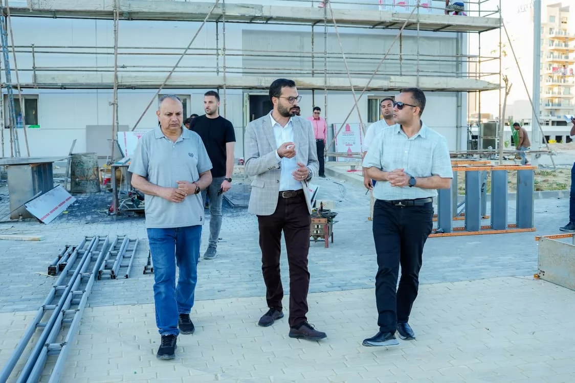 رئيس جهاز العلمين ووكيل وزارة الصحة يتفقدان مركز  اللاتيني الطبي