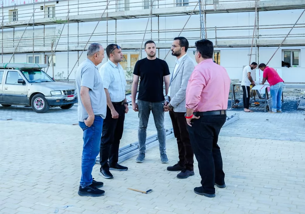 رئيس جهاز العلمين ووكيل وزارة الصحة يتفقدان مركز  اللاتيني الطبي