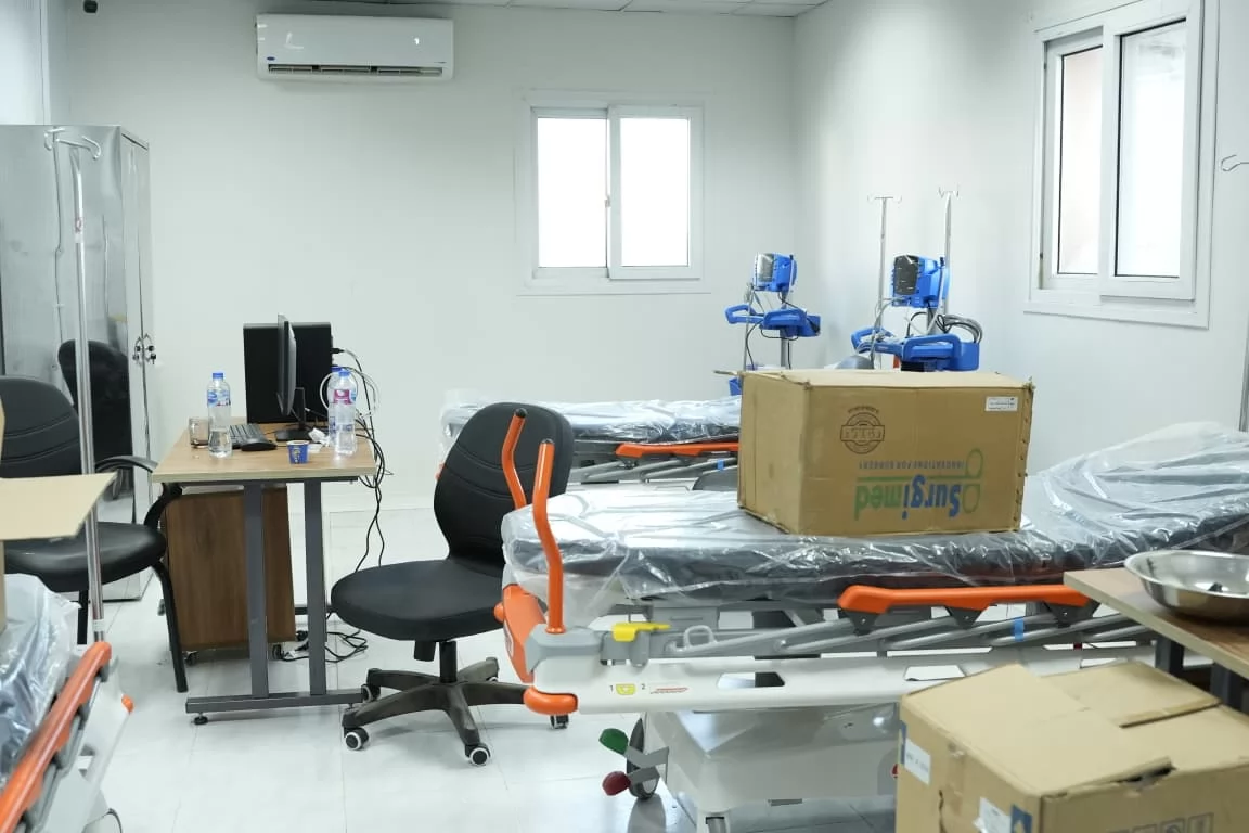 رئيس جهاز العلمين ووكيل وزارة الصحة يتفقدان مركز  اللاتيني الطبي