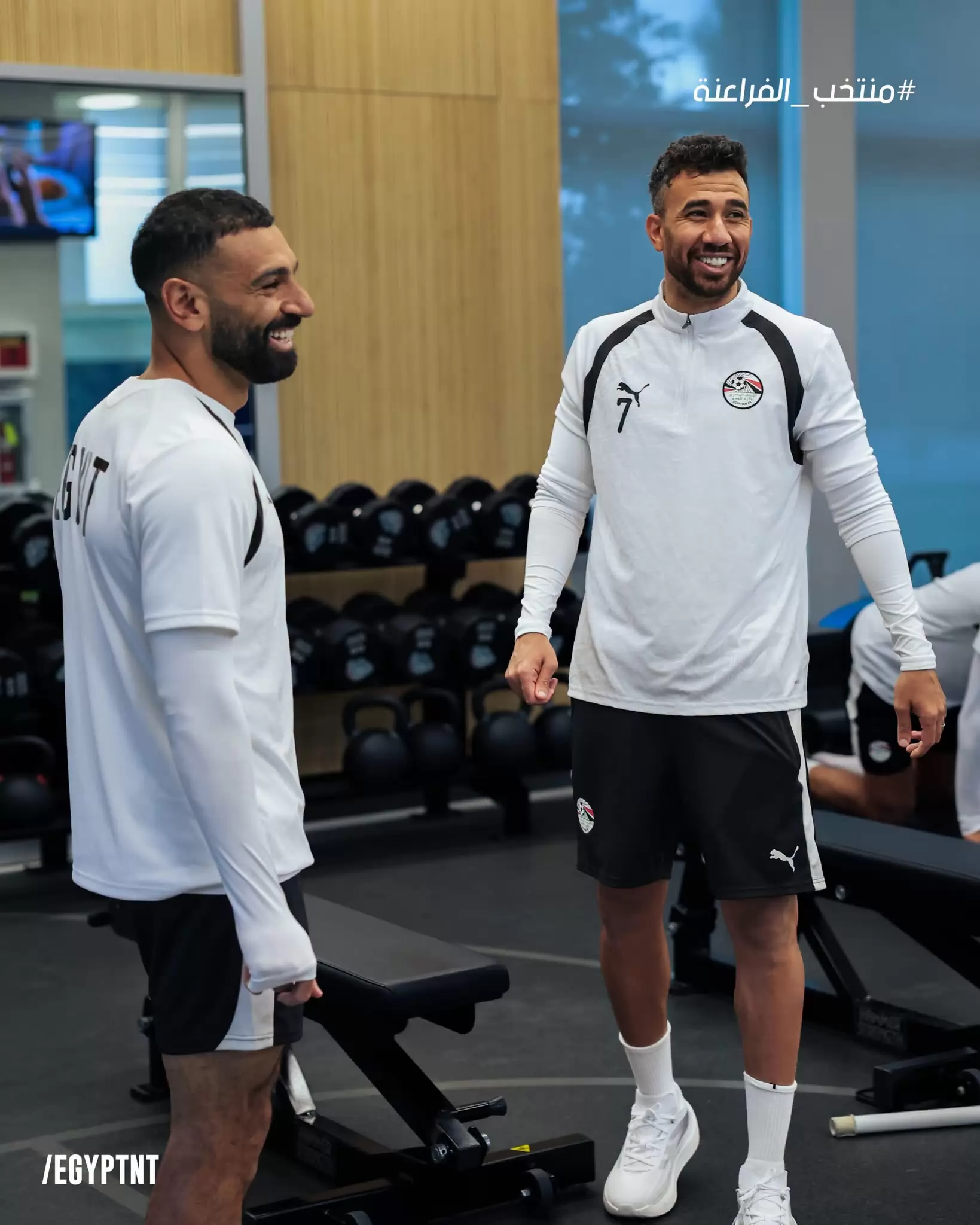 منتخب مصر يبدأ الاستعداد لمواجهة أستراليا في كأس العالم .. صور