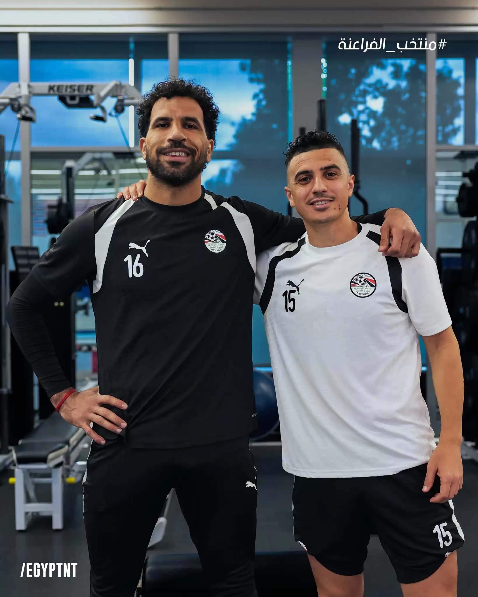 منتخب مصر يبدأ الاستعداد لمواجهة أستراليا في كأس العالم .. صور