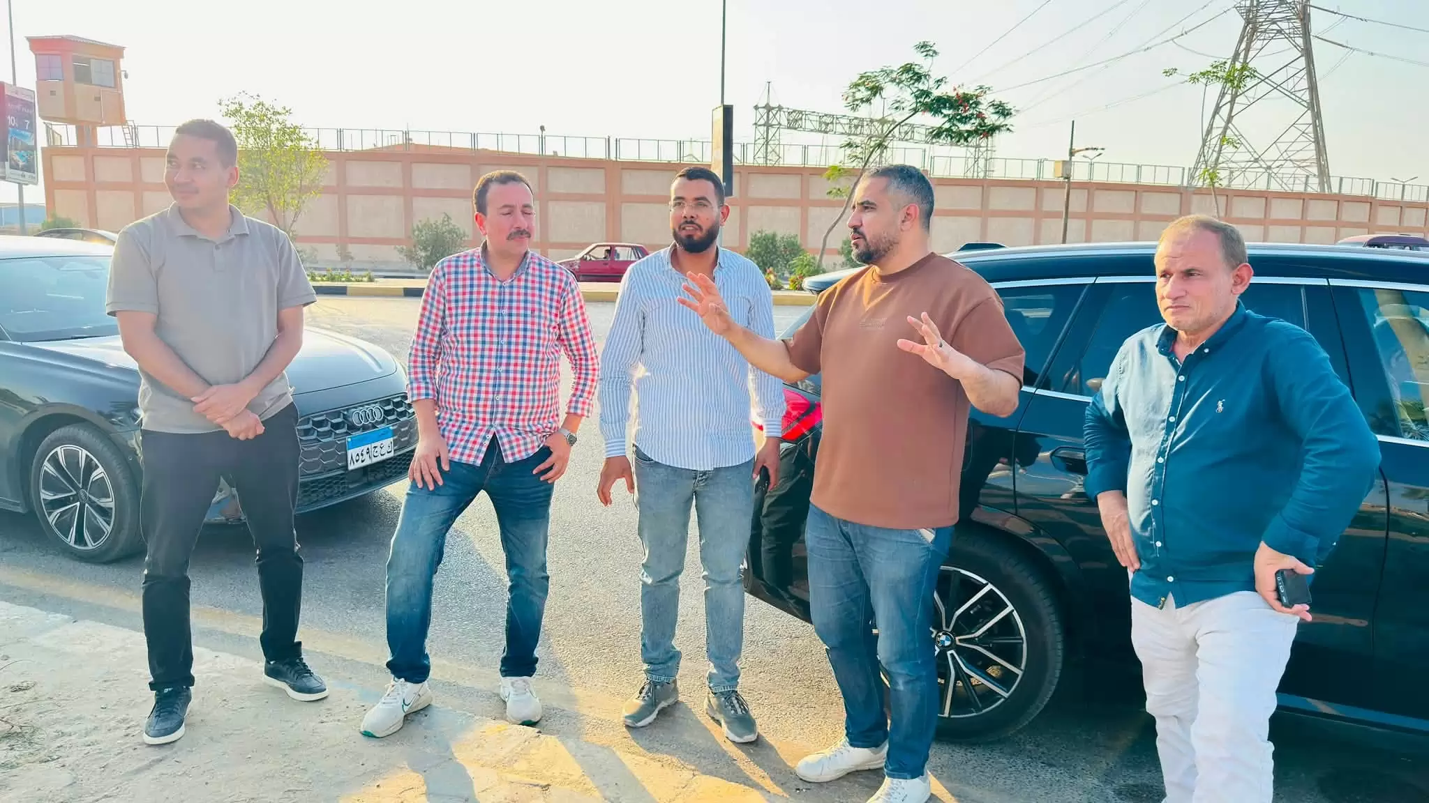 رئيس جهاز العبور الجديدة يتابع مشروعات الرصف والحدائق .. صور