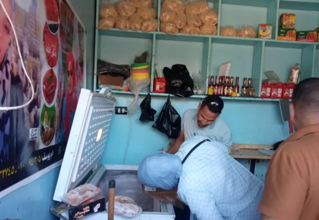 ضبط أكثر من نصف طن دواجن وأسماك ولحوم غير صالحة بالمنيا 