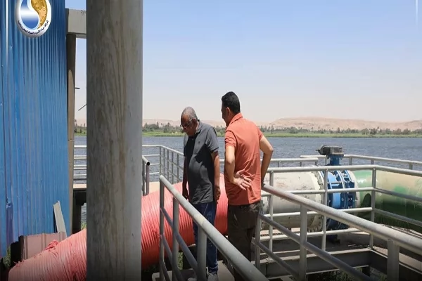 رئيس مياه المنيا يتابع معدلات تنفيذ محطات جنوب ملوي  والأشمونين
