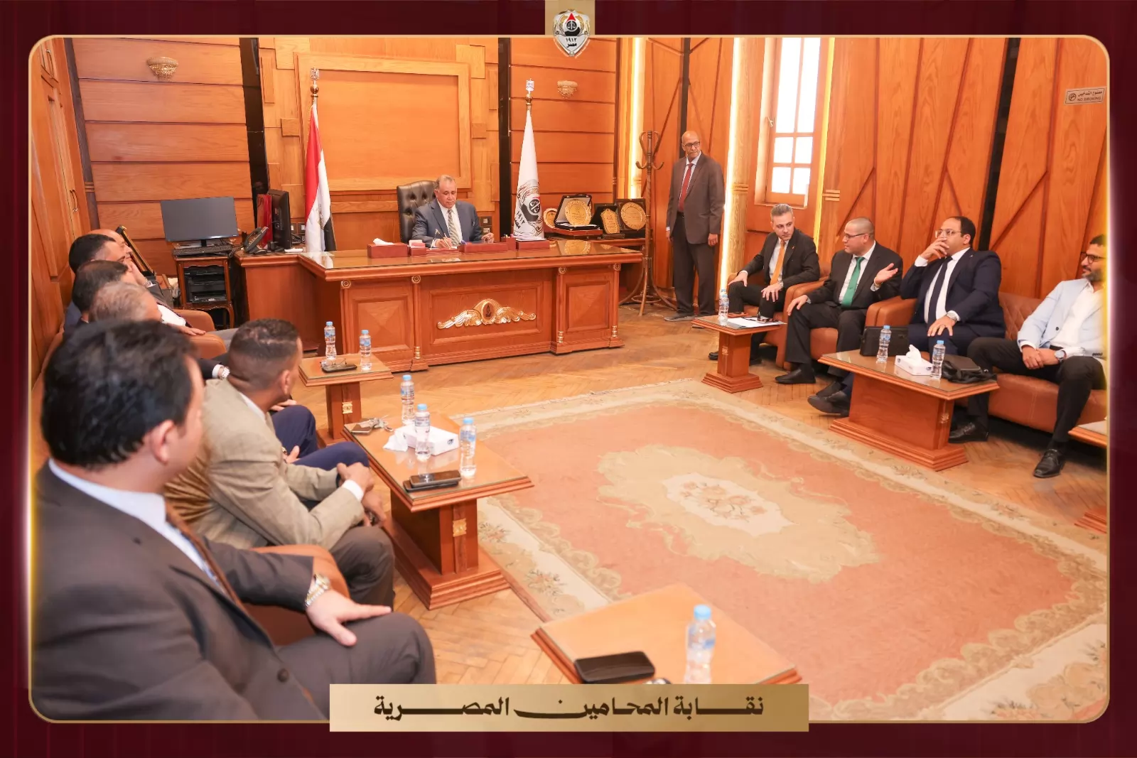 عبدالحليم علام يبحث بروتوكول تعاون مع أطباء الأسنان لإعادة خدمات العلاج للمحامين