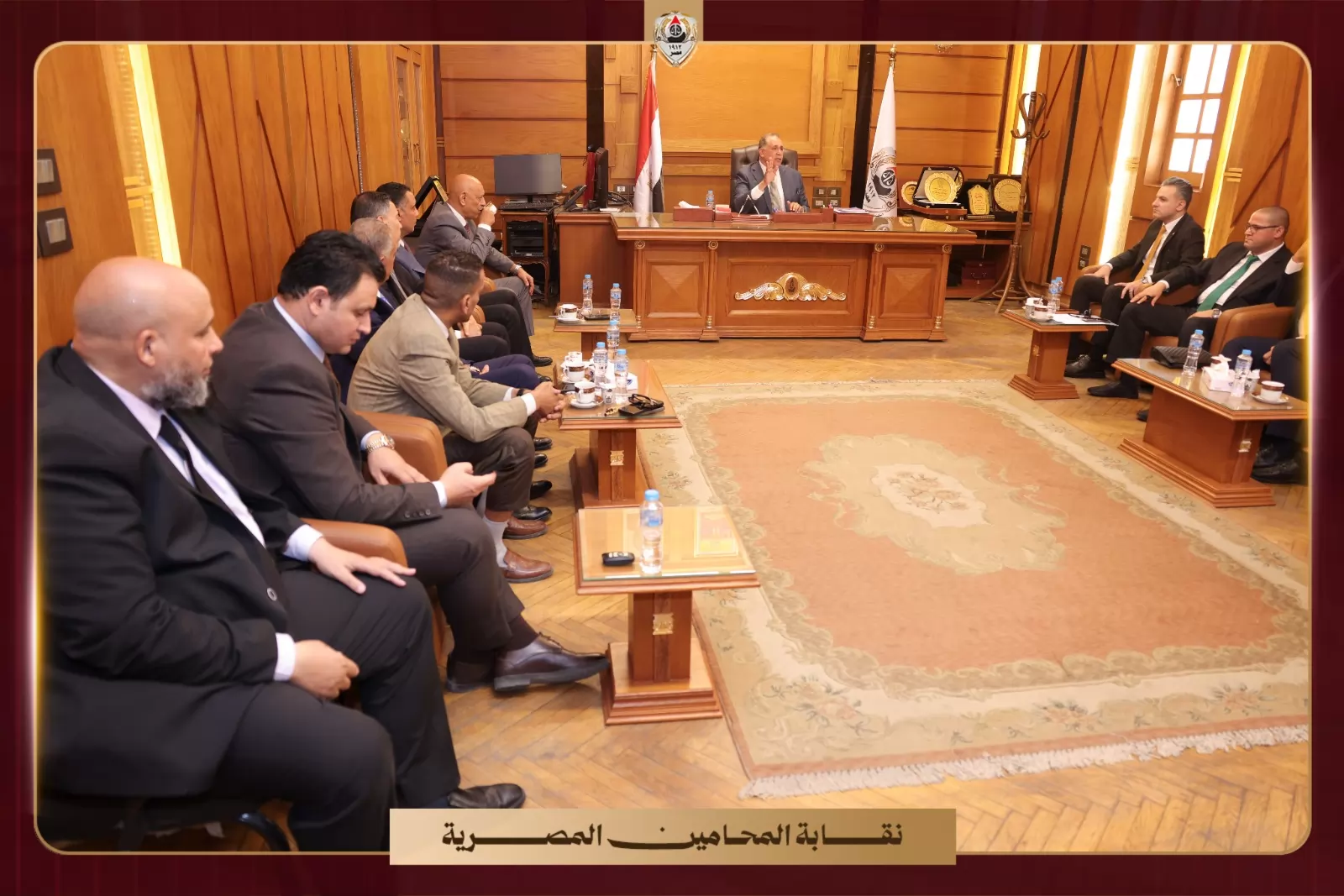عبدالحليم علام يبحث بروتوكول تعاون مع أطباء الأسنان لإعادة خدمات العلاج للمحامين