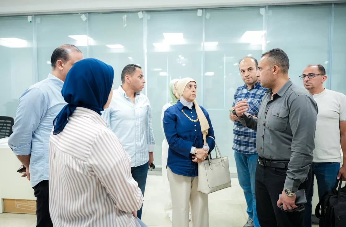 تفاصيل زيارة وفد نظم المعلومات للمركز التكنولوجي بالعلمين .. صور