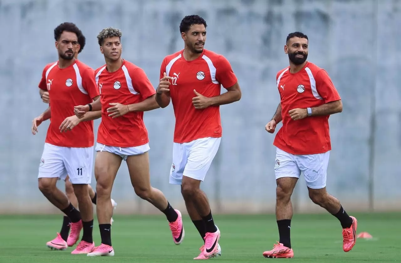 منتخب مصر يختتم تدريباته استعداداً لمواجهة الأرجنتين .. صور