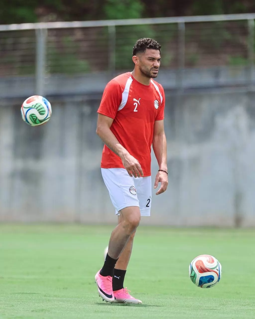 منتخب مصر يختتم تدريباته استعداداً لمواجهة الأرجنتين .. صور