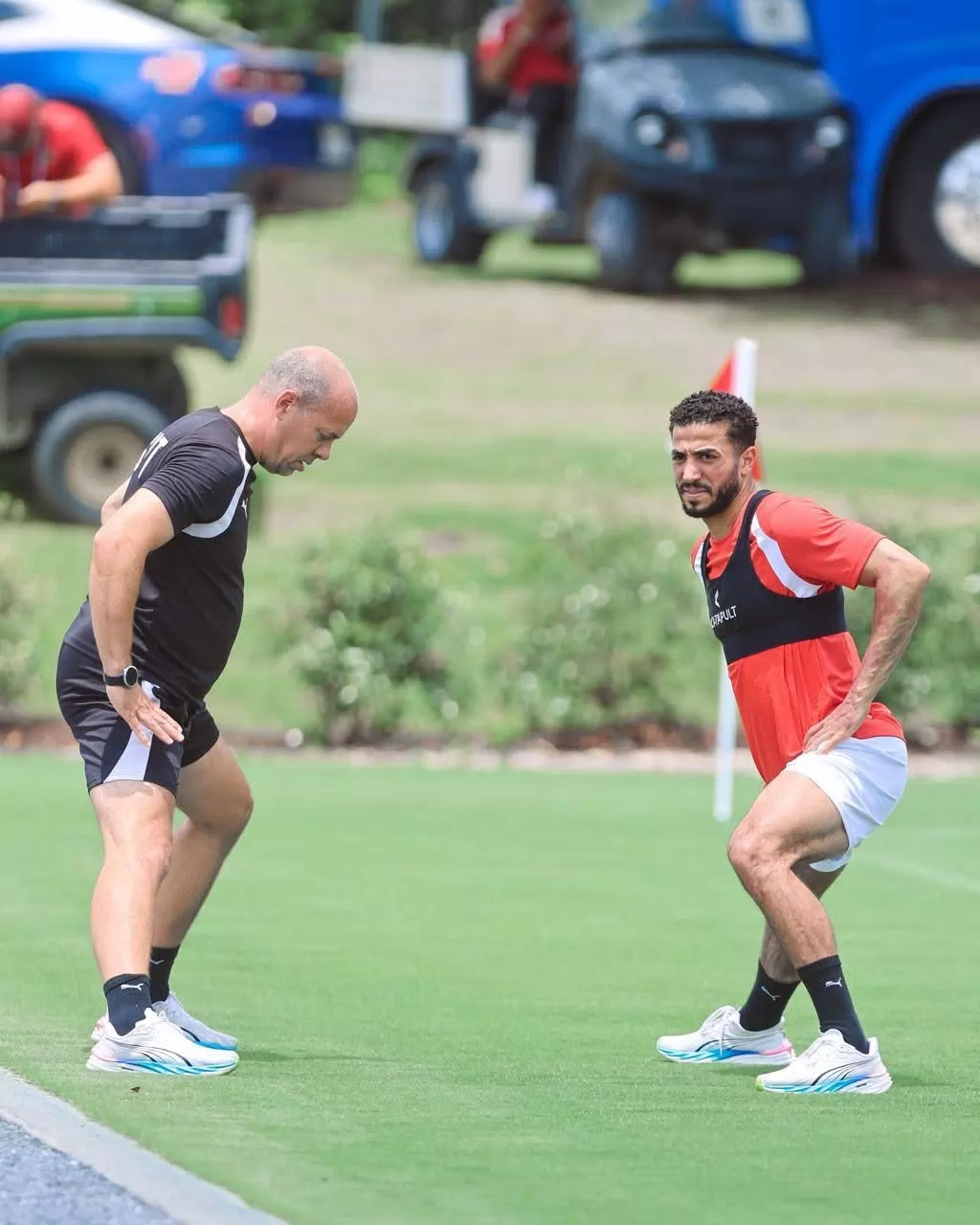 منتخب مصر يختتم تدريباته استعداداً لمواجهة الأرجنتين .. صور
