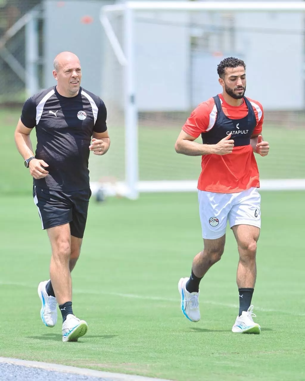 منتخب مصر يختتم تدريباته استعداداً لمواجهة الأرجنتين .. صور