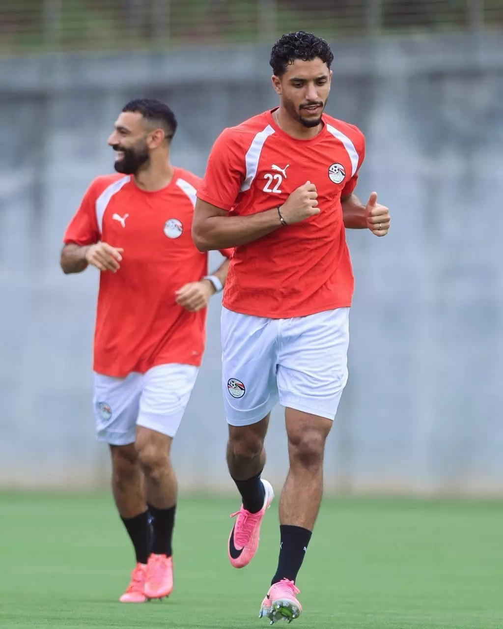 منتخب مصر يختتم تدريباته استعداداً لمواجهة الأرجنتين .. صور