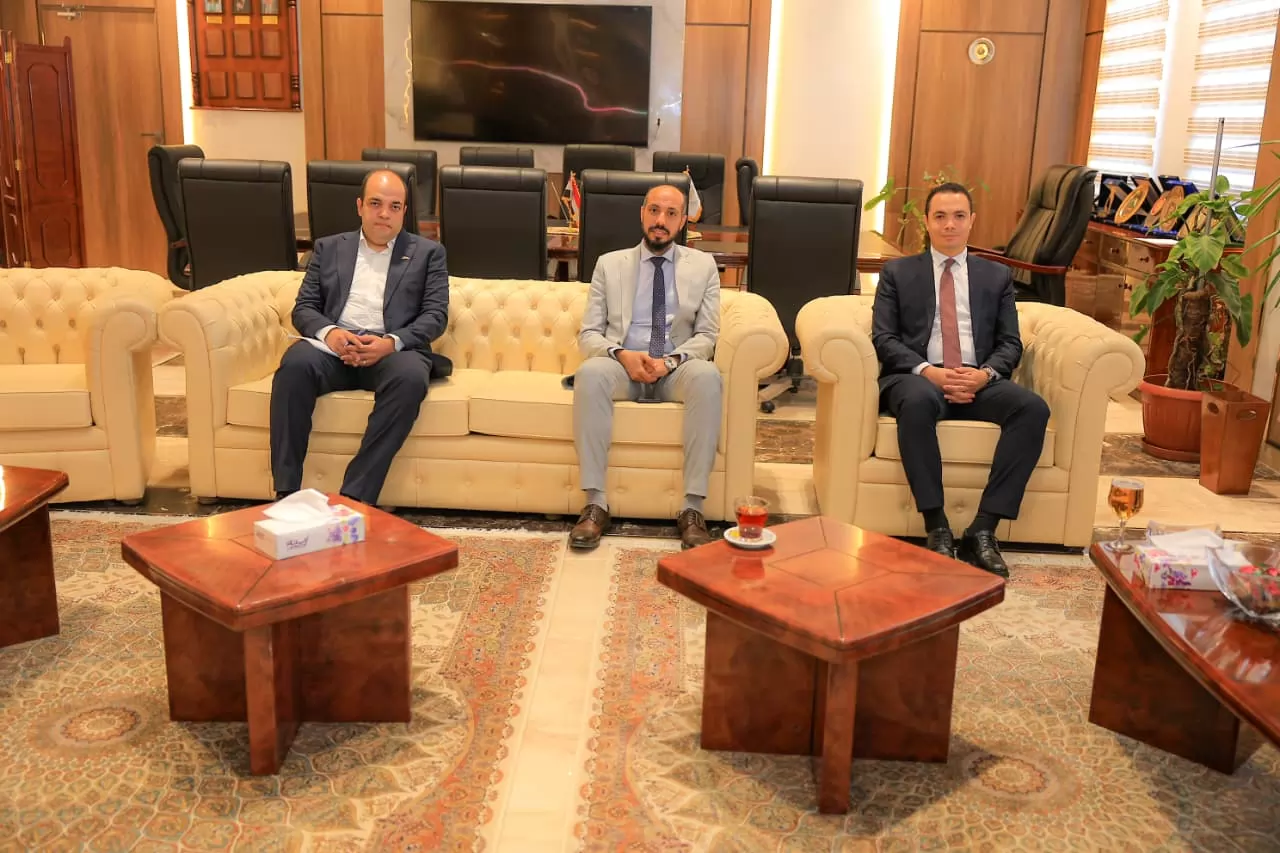 رئيس جامعةالسادات يلتقى وفد معهد تكنولوجيا المعلومات فرع المنوفية