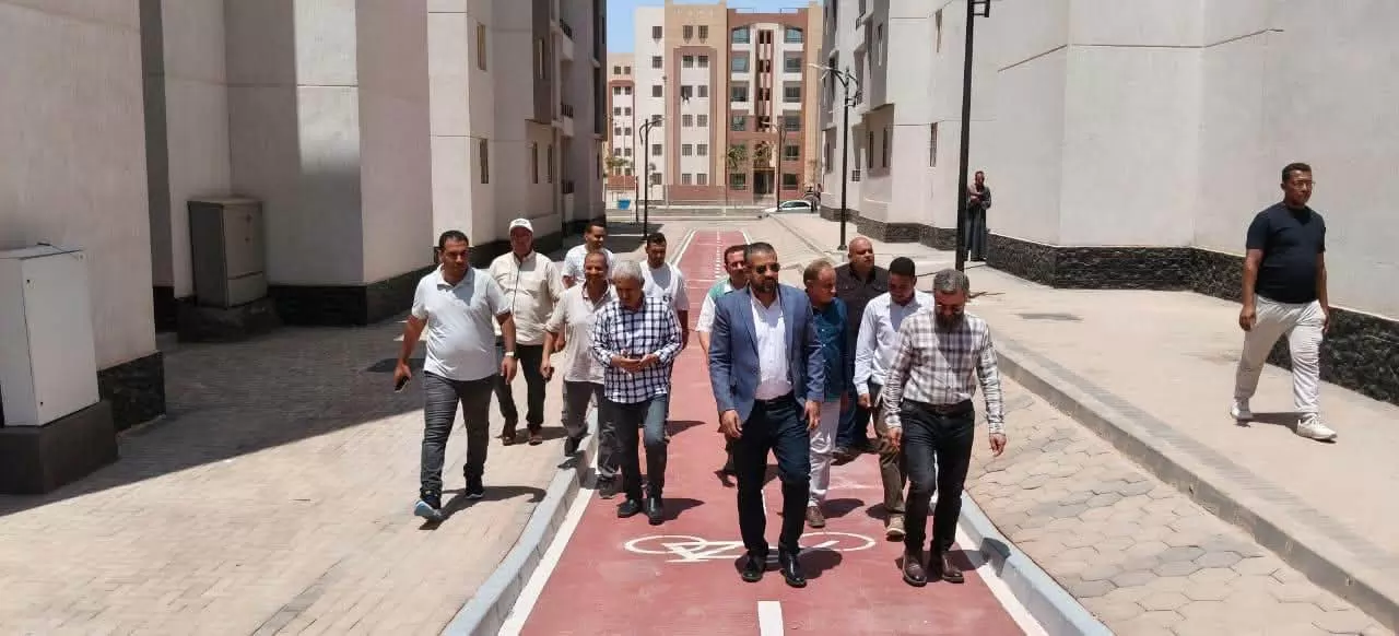 رئيس جهاز العبور الجديدة يتابع مشروعات الإسكان والخدمات