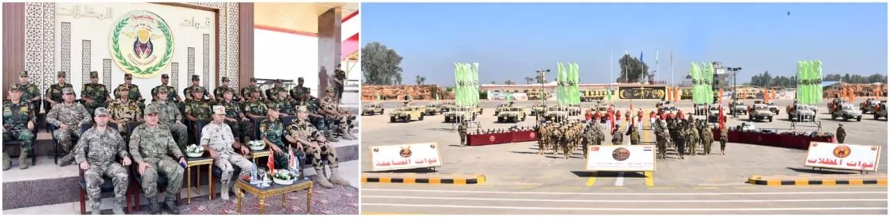 انطلاق التدريب المصري التركي المشترك 