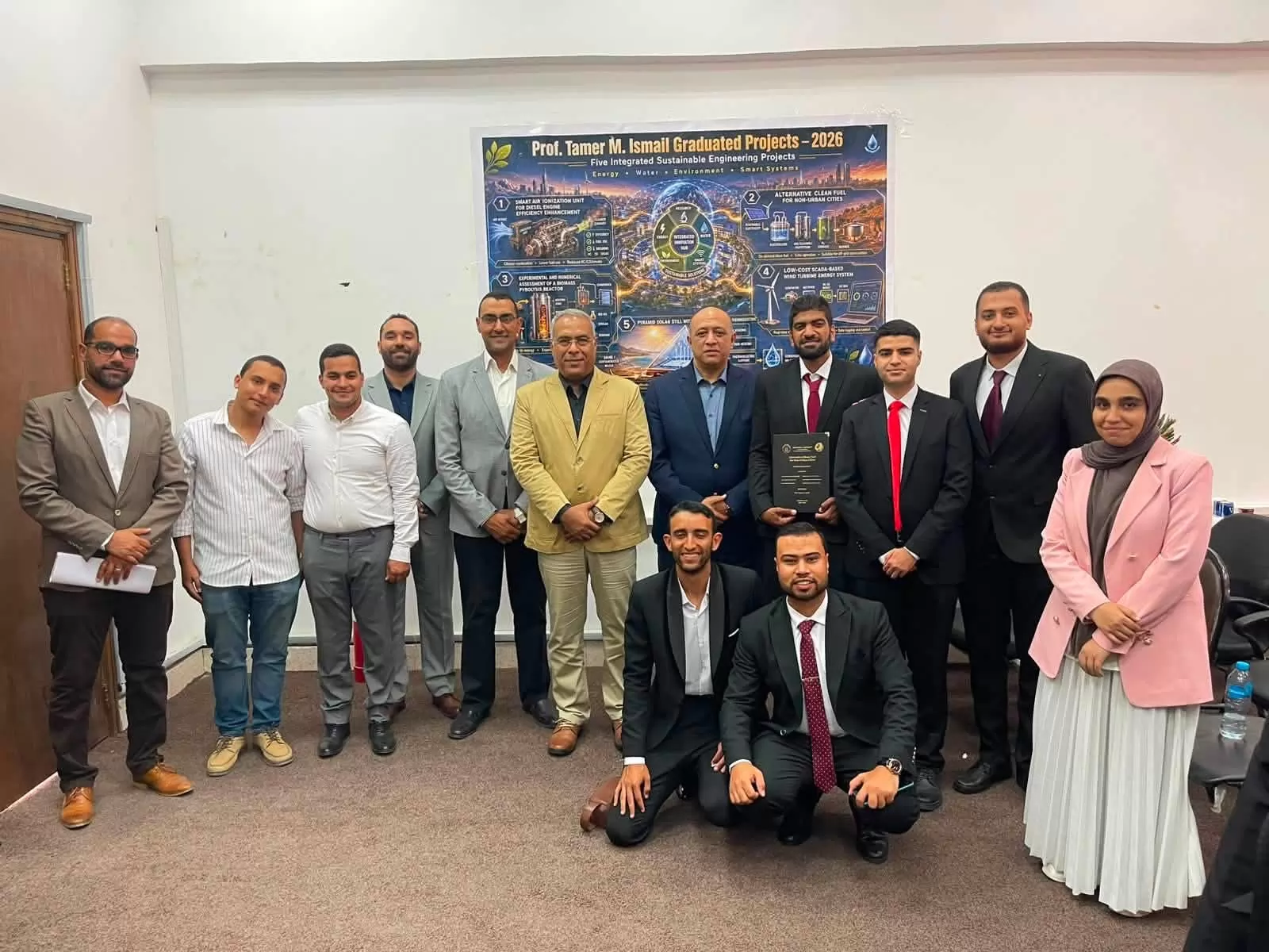 طلاب هندسة قناة السويس يحولون مشروعات تخرجهم إلى أبحاث علمية