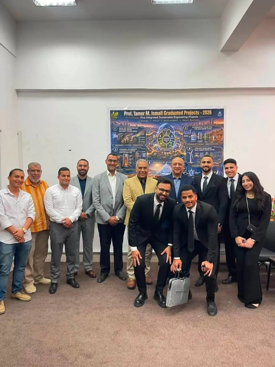 طلاب هندسة قناة السويس يحولون مشروعات تخرجهم إلى أبحاث علمية