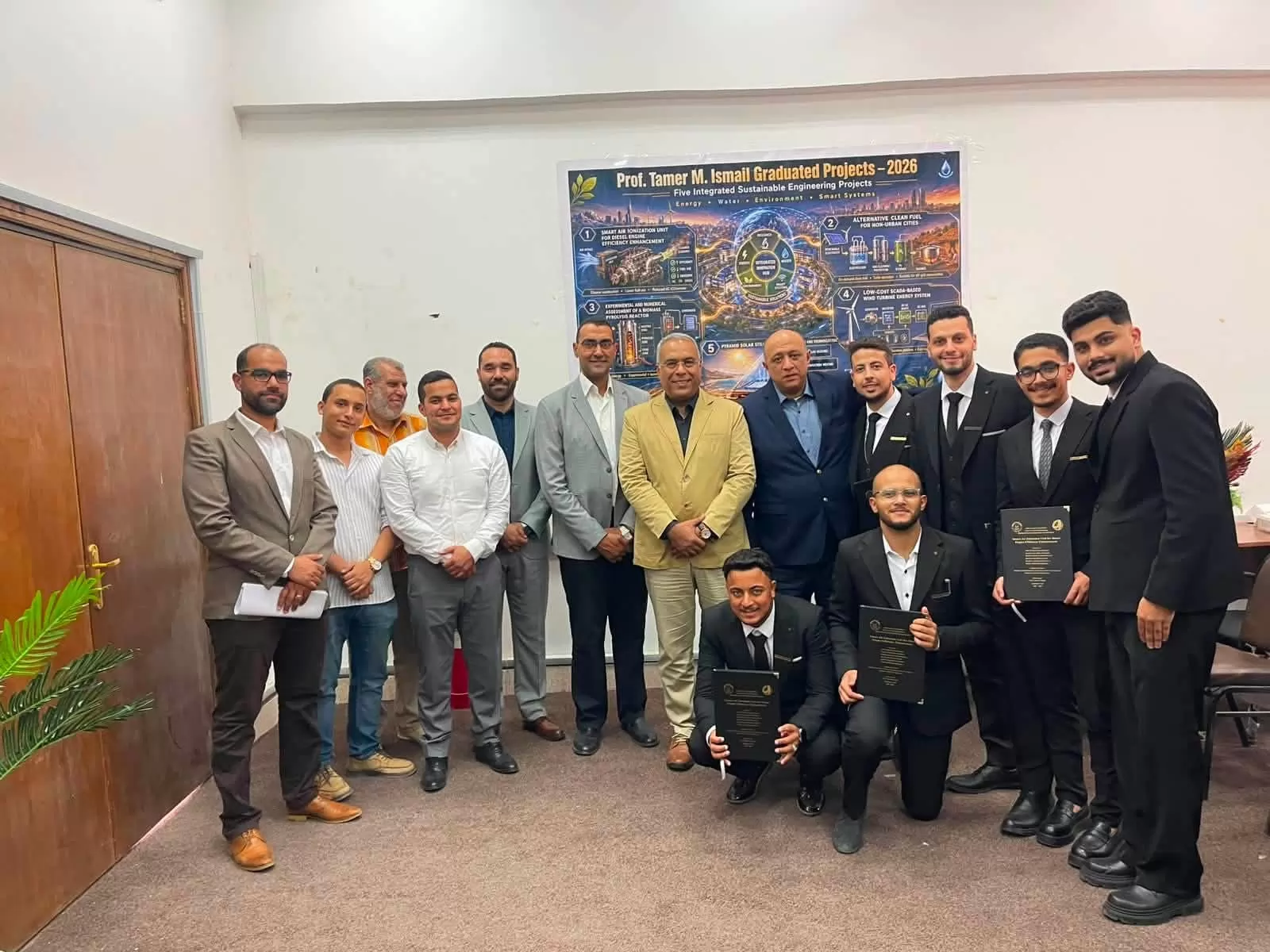 طلاب هندسة قناة السويس يحولون مشروعات تخرجهم إلى أبحاث علمية