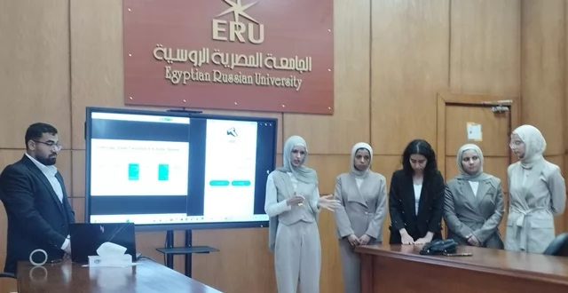 طلاب الجامعة المصرية الروسية يقدمون 41 مشروع متطور بالذكاء الإصطن