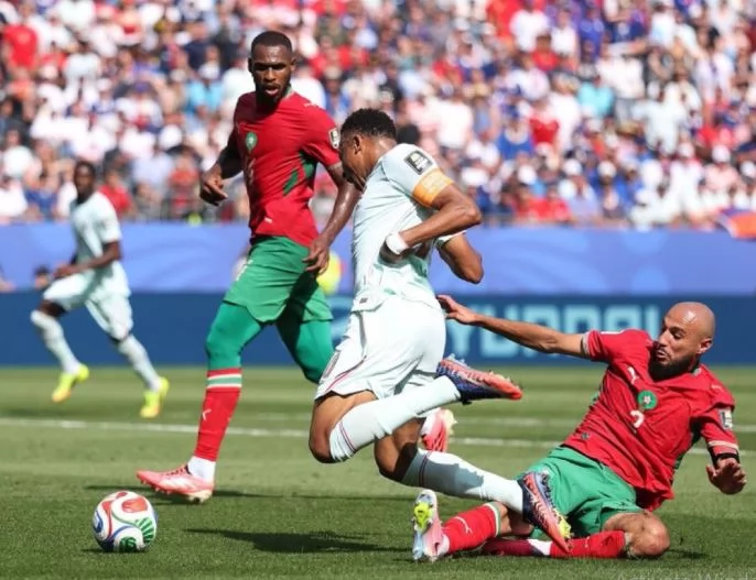 ملخص وأهداف مباراة فرنسا والمغرب فى كأس العالم 2026