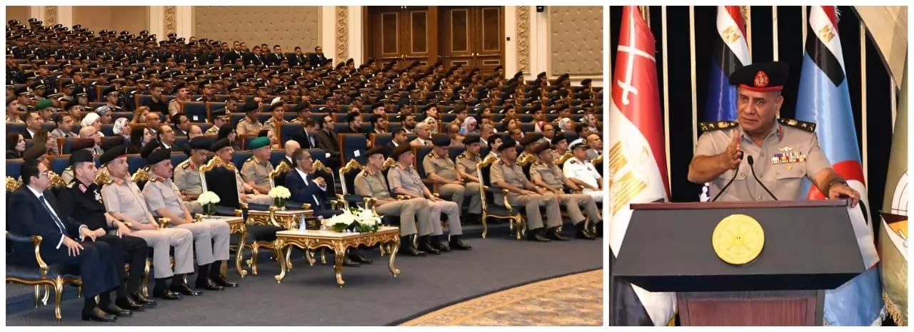 وزير الدفاع يشهد الإعلان عن قبول دفعات جديدة بالأكاديمية العسكرية