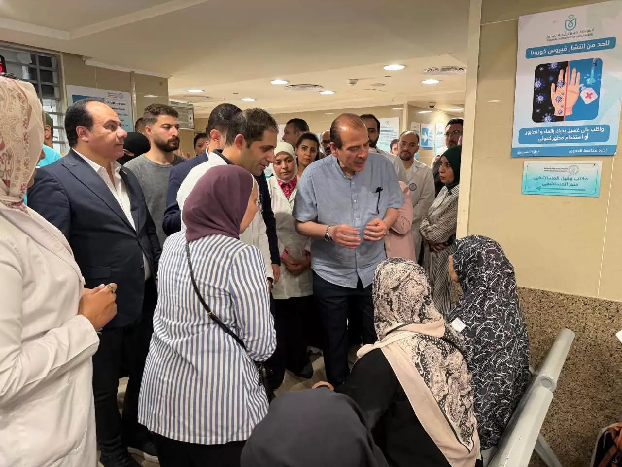 نائب وزير الصحة يتفقد المنشآت الطبية بالإسماعيلية..صور