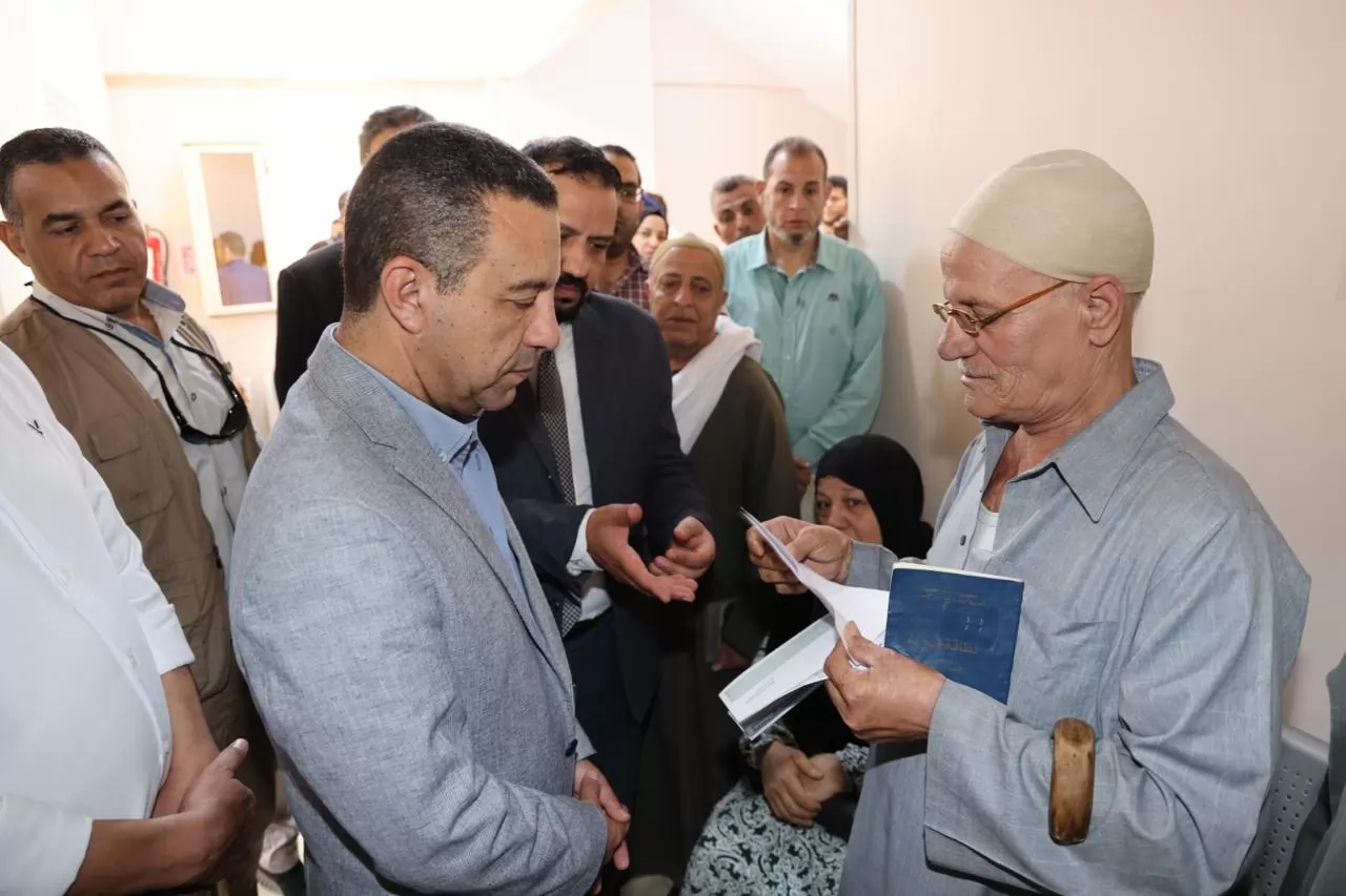 محافظ المنوفية يفتتح  المجمع الطبي بسنتريس لمرضى التأمين الصحي 