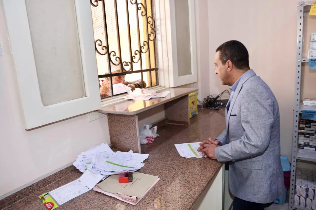 محافظ المنوفية يفتتح  المجمع الطبي بسنتريس لمرضى التأمين الصحي 