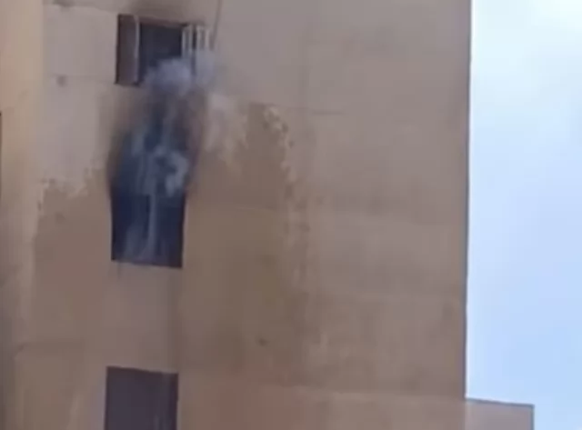 نشوب حريق داخل وحدة سكنية ببورسعيد