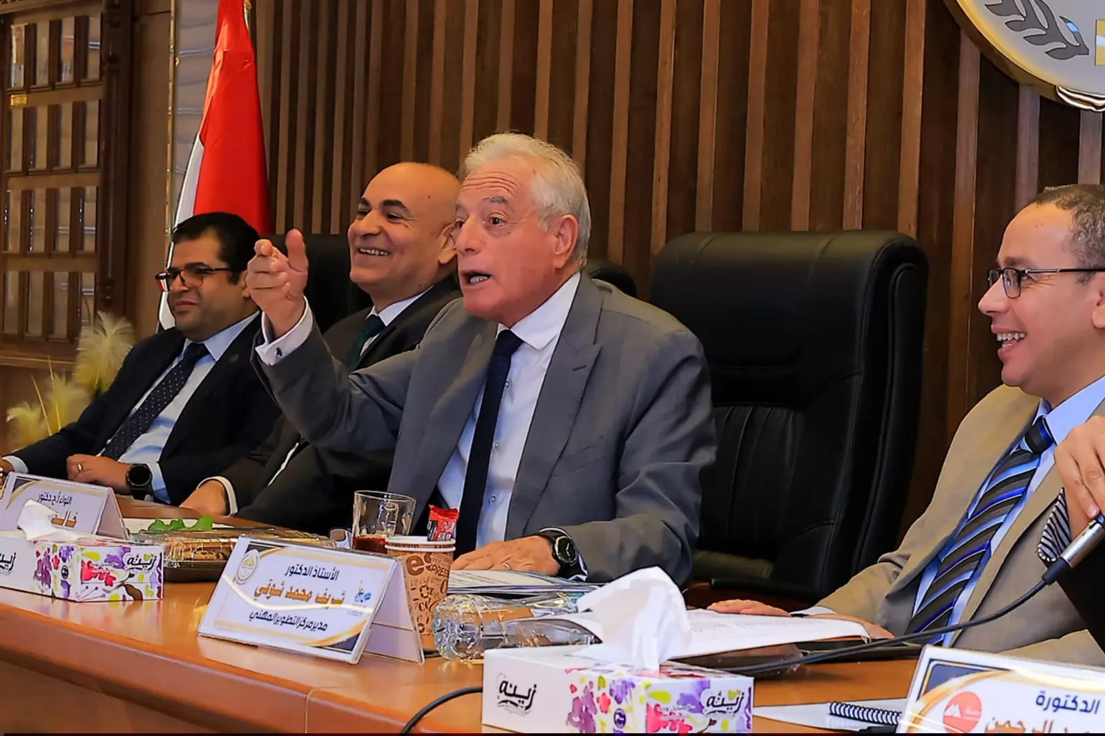 جامعة السادات تطلق المائدة المستديرة العاشرة لرجال الأعمال